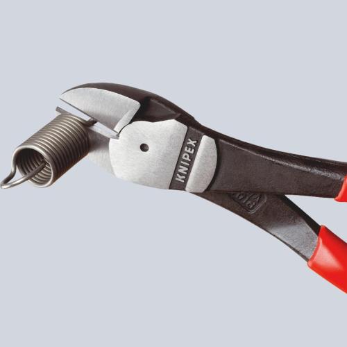 Knipex High Leverage Diagonal Cutter Black Atramentized 180mm 74 01 180